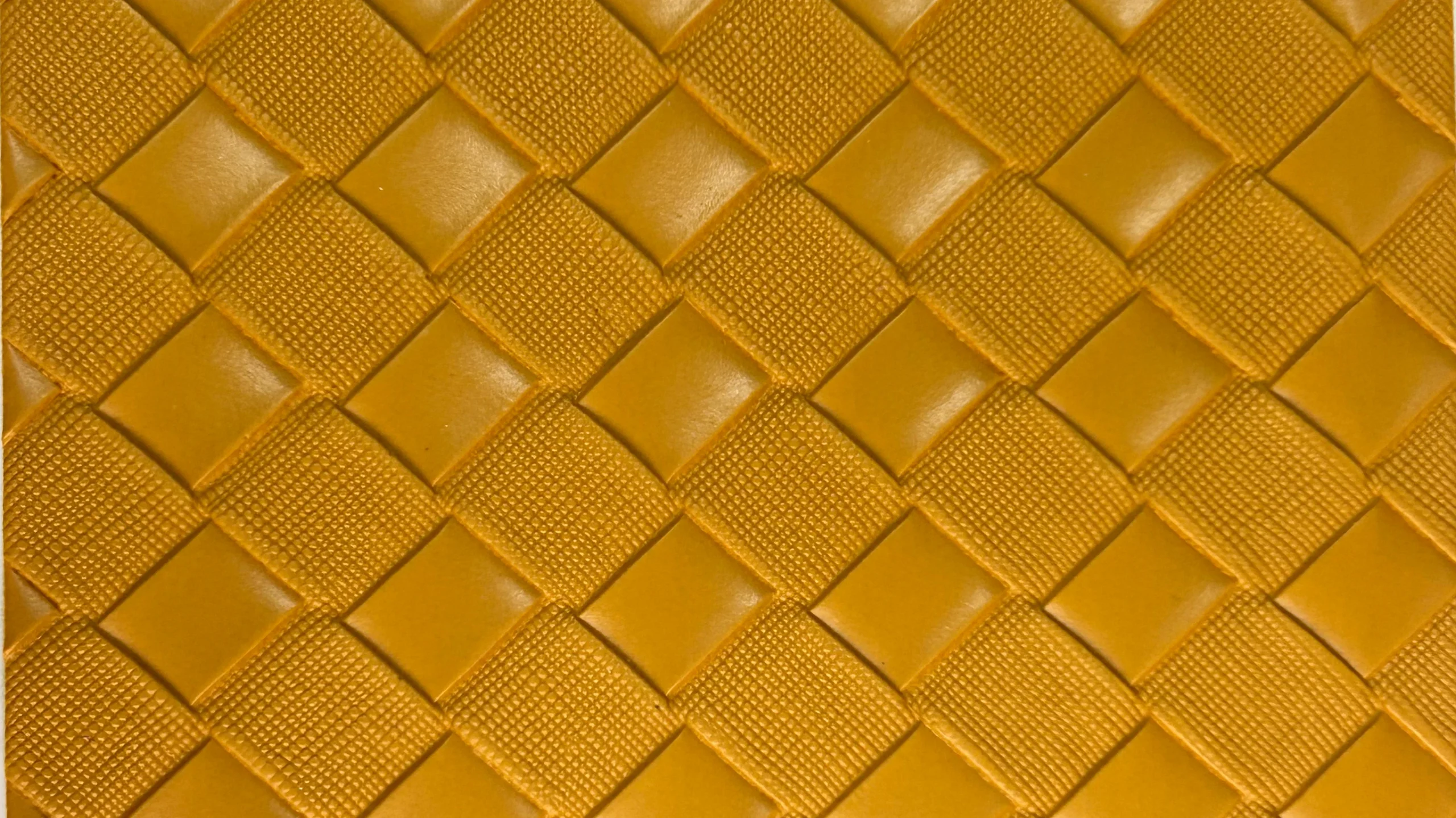PVC synthetic leather cross pattern texture display