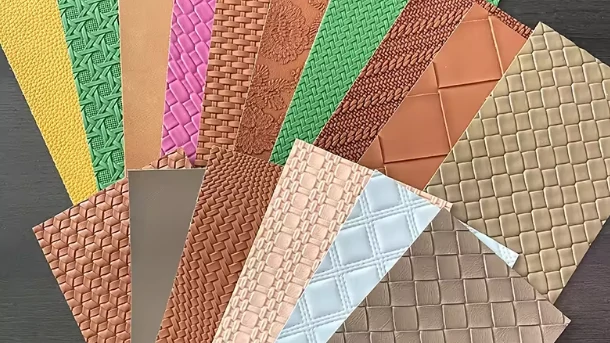 PVC leather texture and embossing patterns