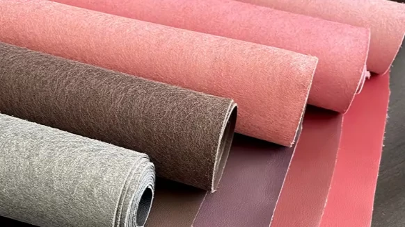 Microfiber leather bottom layer structure