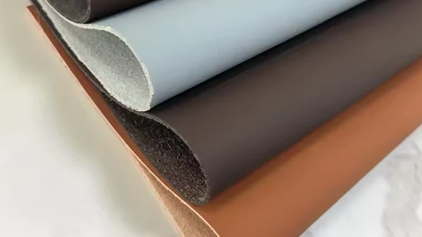 Microfiber leather grain and design patterns