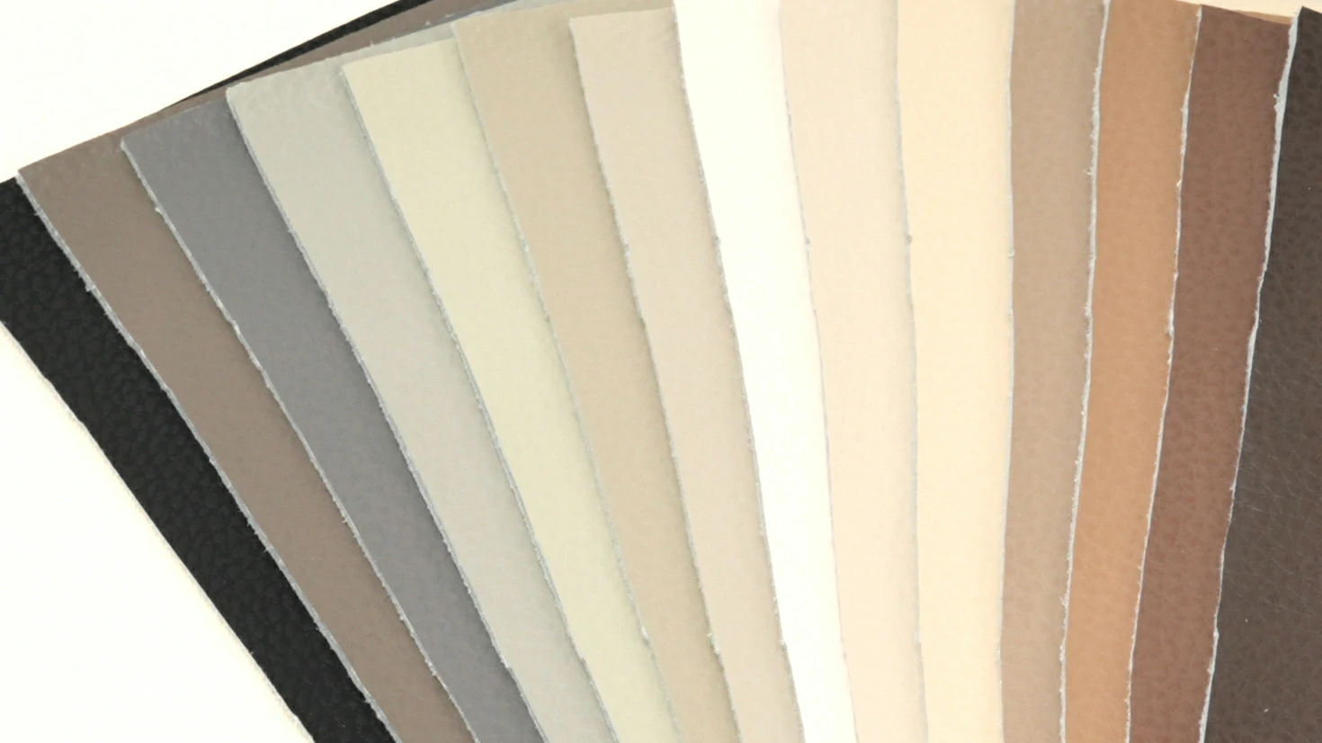 PU leather surface texture display